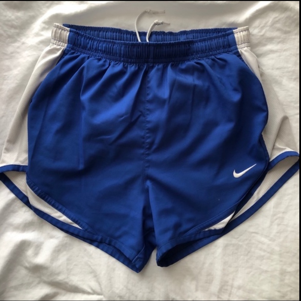 Royal blue Nike Running Shorts.